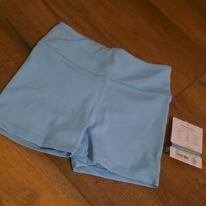 Athleta Light Blue Athletic Shorts Girls Size 8/10